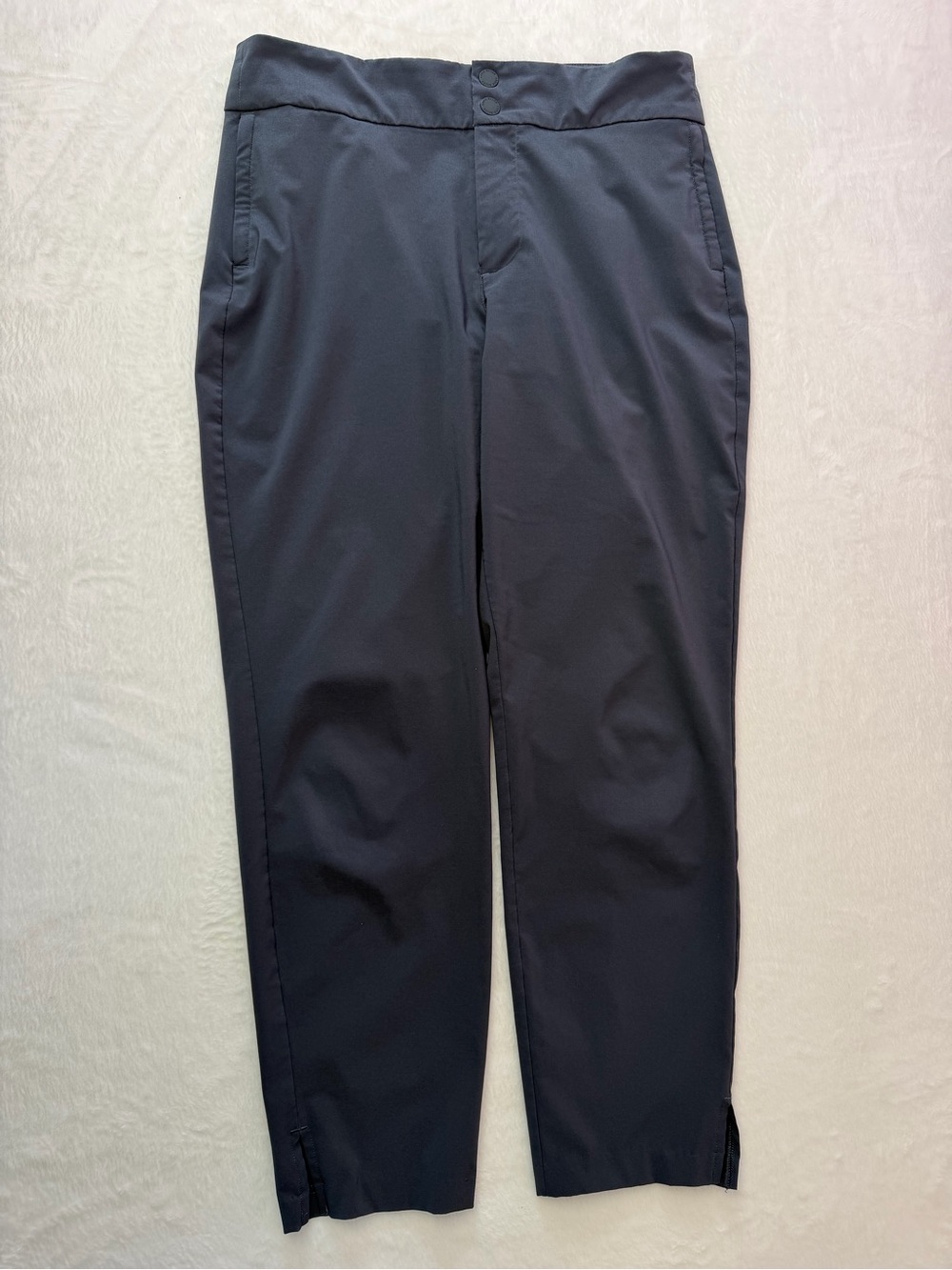 Eddie Bauer‎ Rainier Pants Womens 10 Black Stretch Travel Ankle Pants